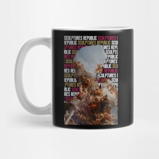 David sculpture graphic design Mug